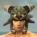 Warrior Elite Charr Hide Armor M gray head front