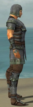 Warrior Tyrian Armor M gray side