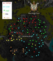 Enemy spawn points in Hard Mode