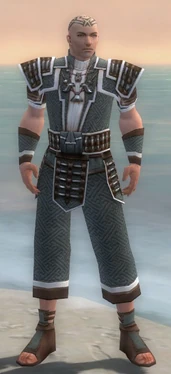Monk Elite Judge Armor M gray front