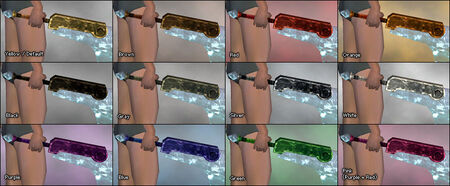 Crystalline Sword dye chart