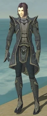 Elementalist Tyrian Armor M gray front
