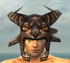Warrior Charr Hide Armor M gray head front