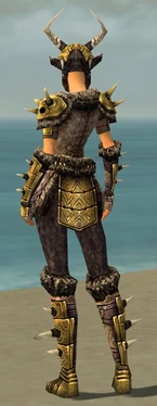 Warrior Elite Charr Hide Armor F dyed back