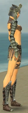 Warrior Elite Gladiator Armor F gray side alternate