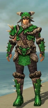 Warrior Elite Charr Hide Armor M dyed front