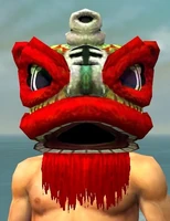 Lion Mask gray front