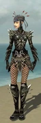 Necromancer Luxon Armor F gray front