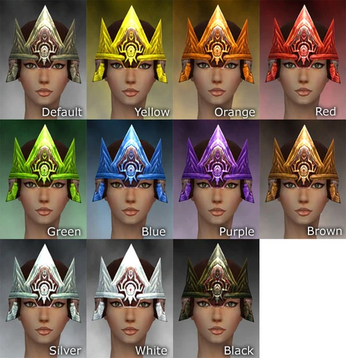 Crown F dye chart