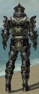 Warrior Obsidian Armor M gray back