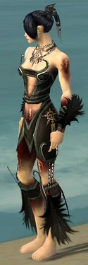 Necromancer Sunspear Armor F gray side