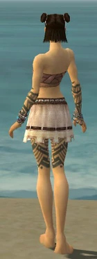 Monk Labyrinthine Armor F gray arms legs back