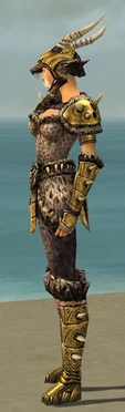 Warrior Elite Charr Hide Armor F dyed side
