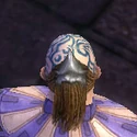 Monk Elite Canthan Armor M gray head back