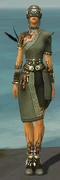 Ritualist Canthan Armor F gray front