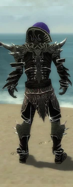 Necromancer Elite Luxon Armor M gray back
