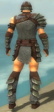 Warrior Krytan Armor M gray back