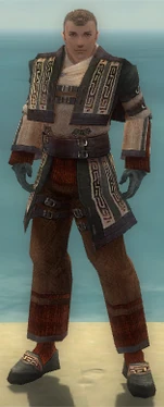 Monk Ancient Armor M gray front