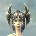 Warrior Templar Armor F gray head front