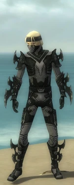 Assassin Kurzick Armor M gray front