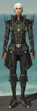 Necromancer Cabal Armor M gray front