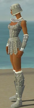 Warrior Ascalon Armor F gray side