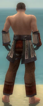 Monk Ancient Armor M gray arms legs back