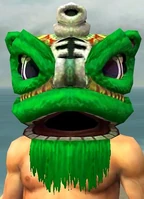 Lion Mask dyed front