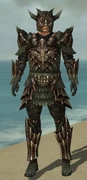 Warrior Elite Dragon Armor M gray front