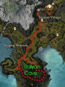 Rayain Cave map