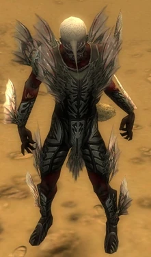 Necromancer Primeval Armor M gray front