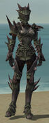 Warrior Primeval Armor F gray front