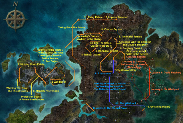 guild wars factions map
