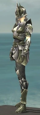 Warrior Templar Armor F gray side