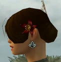 Mesmer Kurzick Armor F gray earrings
