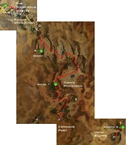 Crossing the Desolation map