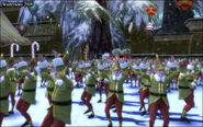 Mass of crazed elves