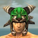 Warrior Elite Charr Hide Armor M dyed head front