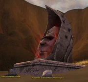 Saevio Proelium's Tomb marker near the monument during the quest 