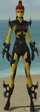 Assassin Kurzick Armor F dyed front