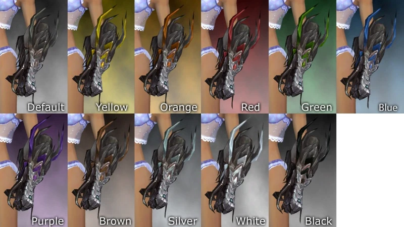 Dragon Gauntlets dye chart