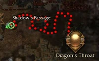 Shadows Passage map