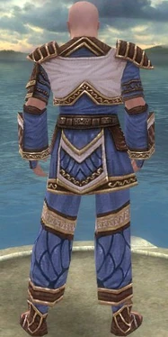 Monk Elite Canthan Armor M dyed back
