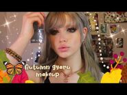 Autumn gyaru makeup tutorial 🍂🍠🧶