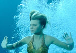 Bella underwater