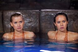 Mako Mermaids - Episode 2x06 publicity still of Gemma Forsyth & Isabel  Durant