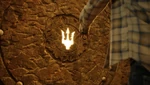 Trident Symbol glowing
