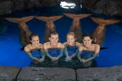 Mermaids in Moon Pool