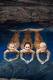 Mimmi, Ondina And Sirena in Moon Pool