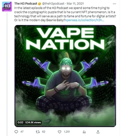 24 vape store Vape God NFT | The H3 Podcast Wiki